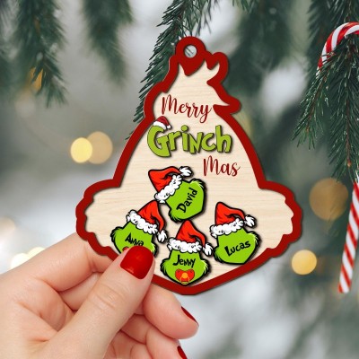 Personalize Your Christmas Tree With Our Customized Ornaments Featuring Your Family Name